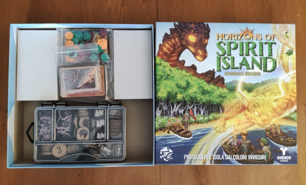 Horizons of Spirit Island con organizer